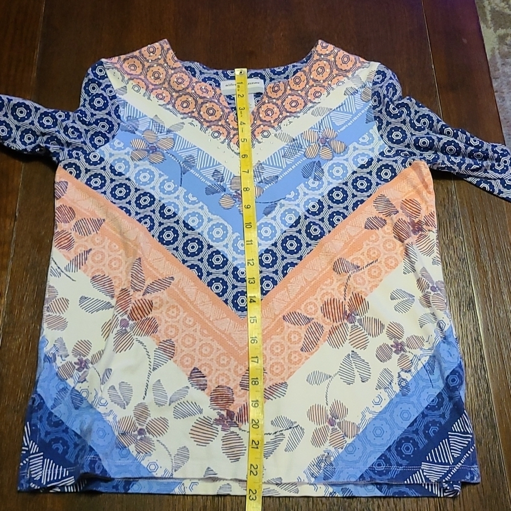 Alfred Dunner patterned top - Picture 7 of 8